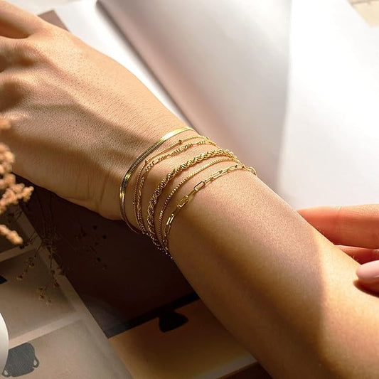Isabella Vernetta Armband-Set | Gold