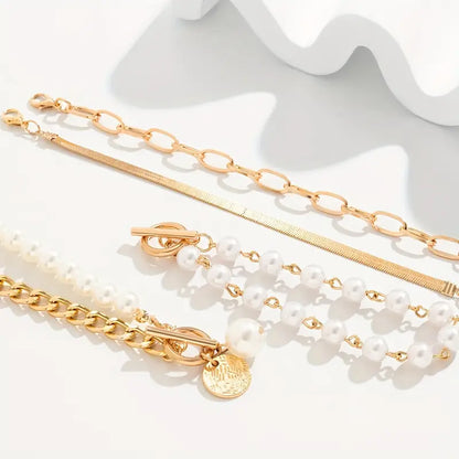 Premium Mehrlagig Perlenarmband-Set