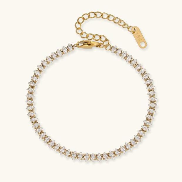 Wisteria Diamant-Tennisarmband
